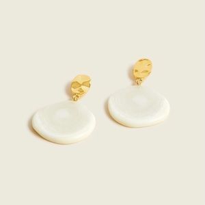J Crew Made-in-Italy resin drop earrings